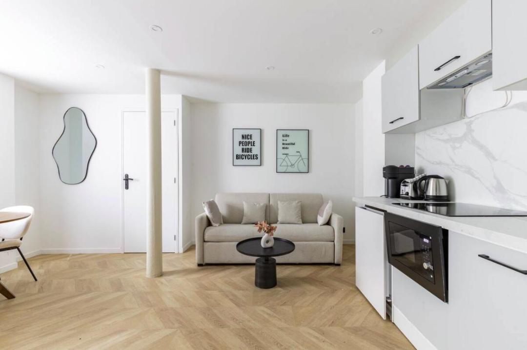 Chapelle/Ordener : Magnifique Appartement 1Br/4P Paris Bagian luar foto